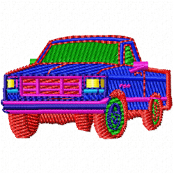 Cars Embroidery Design 4